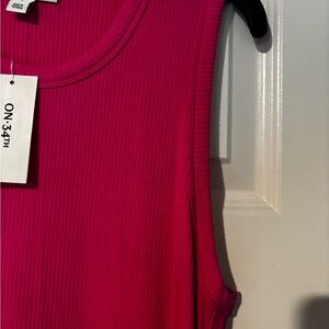 ON 34th Women's Vibrant Pink Maxi Dress